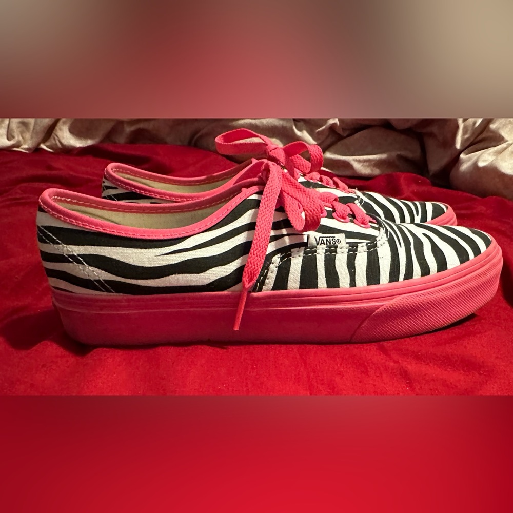 Vans Custom Zebra Print - image 1